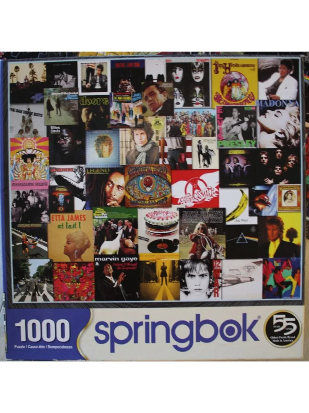 Play That Beat Springbok 1000 Pc Puzzle 24x30 Album Cover Art 33-10888